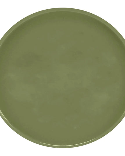 Khay Tròn Phục Vụ Cambro 1550428 Thấp Profile Fiberglass 40.6 cm - Xanh Olive