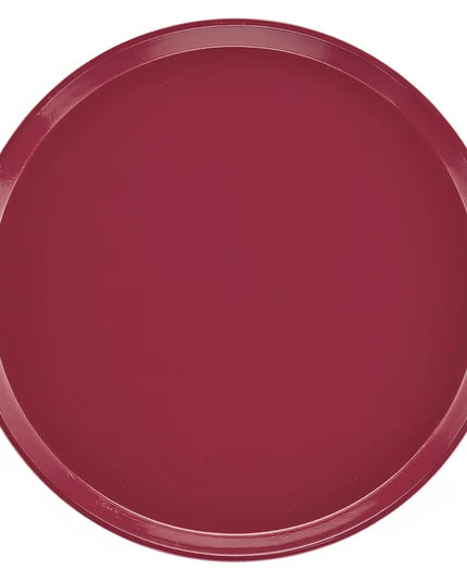 Khay Tròn Phục Vụ Cambro 1600410 Fiberglass 40.6 cm - Raspberry Cream