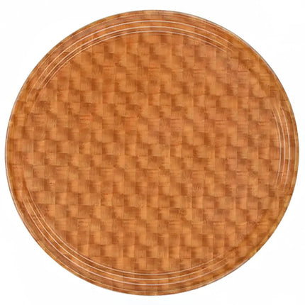 Khay Tròn Phục Vụ Cambro 900302 23 cm - Fiberglass, Vân Light Basketweave