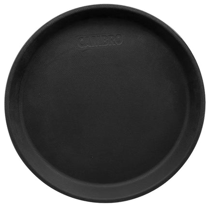 Khay Tròn Phục Vụ Cambro 900CT110 23 cm - Fiberglass, Màu Black Satin