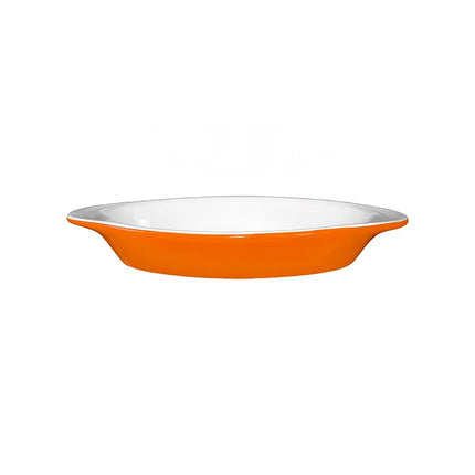 Khay Welsh Rarebit Oval ITI WRO-8-EW-O 237 ml Gốm Stoneware Cam/Trắng European White