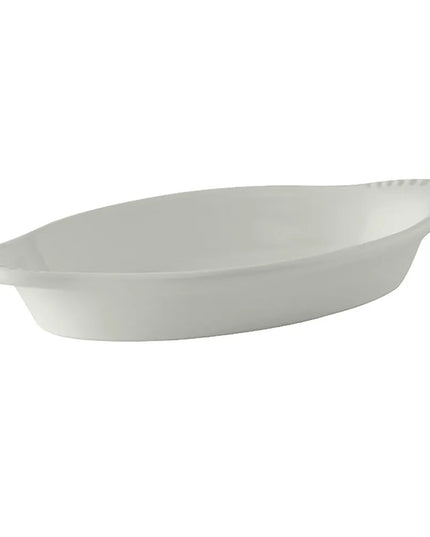 Khay Welsh Rarebit Oval Tuxton BWN-080 Gốm Trắng 240 ml