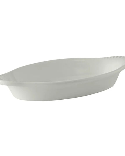 Khay Welsh Rarebit Oval Tuxton BWN-120 Gốm Trắng 360 ml