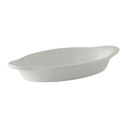 Khay Welsh Rarebit Oval Tuxton BWN-120 Gốm Trắng 360 ml