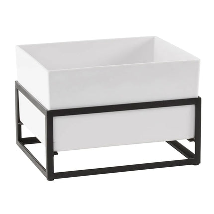Khung Đá Cal-Mil 22020-10-13 Kèm Khay Melamine Trắng 31.1 x 24.1 x 21.6 cm, Khung Sắt