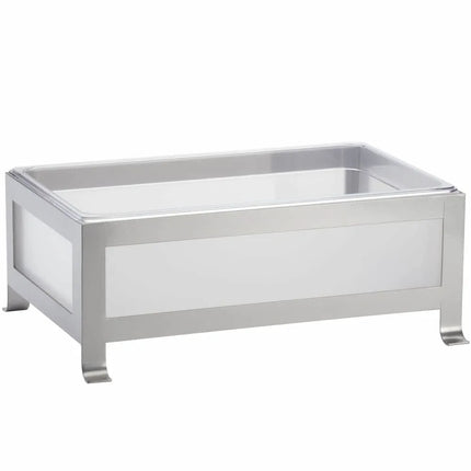 Khung Đá Chữ Nhật Cal-Mil 1582-12-33 53.3 cm Dài x 30.5 cm Rộng x 21 cm Cao, Nhựa, Trong Suốt