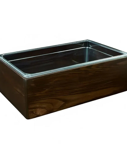 Khung Đá Chữ Nhật Cal-Mil 22421-12-112 54.6 cm Rộng x 31.8 cm Sâu x 15.2 cm Cao, Gỗ Sồi Tối
