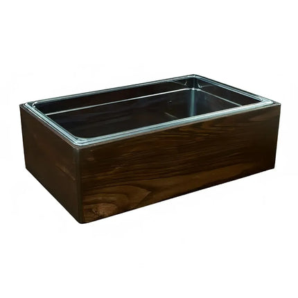 Khung Đá Chữ Nhật Cal-Mil 22421-12-112 54.6 cm Rộng x 31.8 cm Sâu x 15.2 cm Cao, Gỗ Sồi Tối