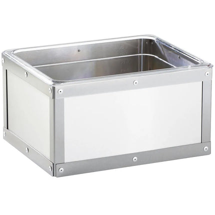 Khung Đá Chữ Nhật Cal-Mil 3395-10-55 32.4 cm Dài x 27.3 cm Rộng x 17.1 cm Cao, Inox