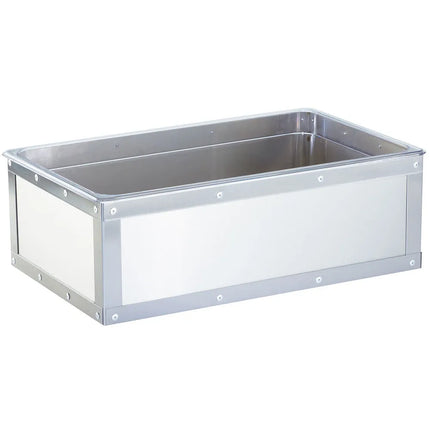 Khung Đá Chữ Nhật Cal-Mil 3395-12-55 52.7 cm Dài x 32.4 cm Rộng x 18.4 cm Cao, Inox