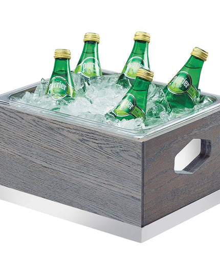 Khung Đá Chữ Nhật Cal-Mil 3800-10-83 33.7 cm Dài x 27.9 cm Rộng x 18.4 cm Cao, Gỗ Sồi, Xám Wash