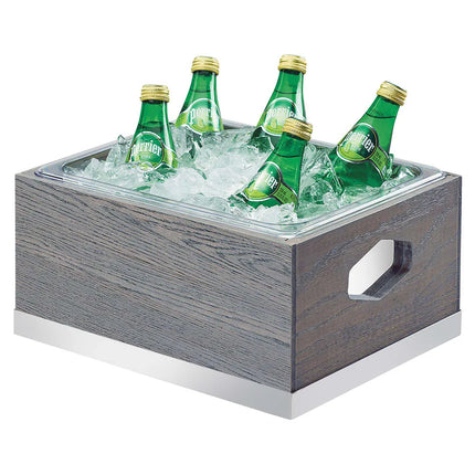 Khung Đá Chữ Nhật Cal-Mil 3800-10-83 33.7 cm Dài x 27.9 cm Rộng x 18.4 cm Cao, Gỗ Sồi, Xám Wash