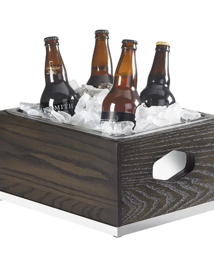 Khung Đá Chữ Nhật Cal-Mil 3800-10-87 33.7 cm Dài x 27.9 cm Rộng x 18.4 cm Cao, Gỗ Sồi, Xám Tro Đậm