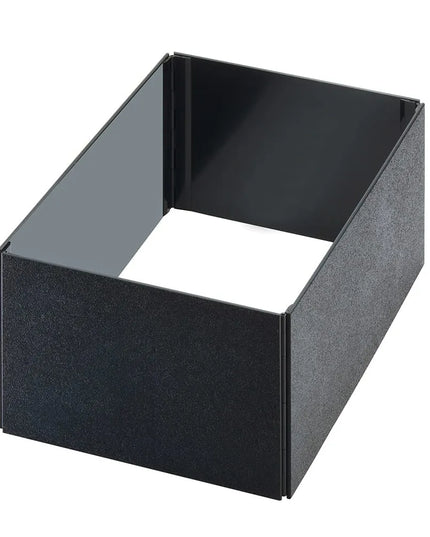 Khung Đá Chữ Nhật Cal-Mil BH4618-13 66 cm Dài x 45.7 cm Rộng x 15.2 cm Cao, Nhựa, Đen