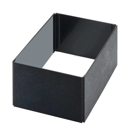 Khung Đá Chữ Nhật Cal-Mil BH4618-13 66 cm Dài x 45.7 cm Rộng x 15.2 cm Cao, Nhựa, Đen