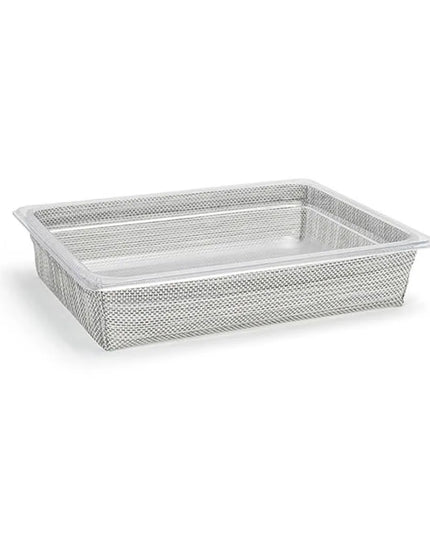 Khung Đá Chữ Nhật Front of the House BHO136GYV21 Kèm Khay 32.4 x 26.7 x 6.4 cm, Vinyl Dệt, Xám Mesh