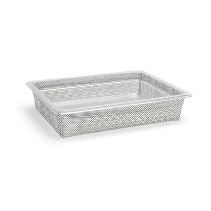 Khung Đá Chữ Nhật Front of the House BHO136GYV21 Kèm Khay 32.4 x 26.7 x 6.4 cm, Vinyl Dệt, Xám Mesh