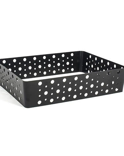 Khung Đựng Đá Chữ Nhật Front of the House BHO115BKI20 31.1 cm x 24.1 cm x 7 cm, Sắt, Bề Mặt Nhám Đen