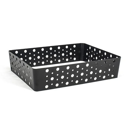 Khung Đựng Đá Chữ Nhật Front of the House BHO115BKI20 31.1 cm x 24.1 cm x 7 cm, Sắt, Bề Mặt Nhám Đen