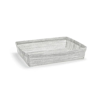 Khung Đựng Đá Chữ Nhật Front of the House BHO129GYV21 31.1 cm x 24.1 cm x 6.4 cm, Nhựa Đan, Xám Mesh
