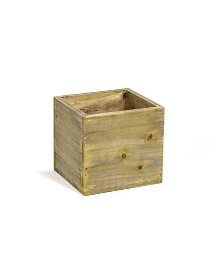Khung Đựng Đá Chữ Nhật Front of the House BHO139NAW21 17.8 cm x 16.5 cm x 16.5 cm, Gỗ Rustic
