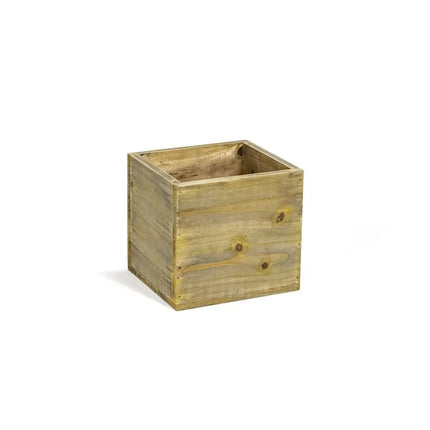 Khung Đựng Đá Chữ Nhật Front of the House BHO139NAW21 17.8 cm x 16.5 cm x 16.5 cm, Gỗ Rustic