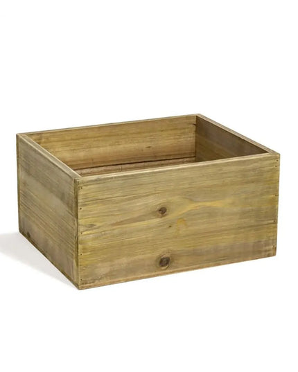 Khung Đựng Đá Chữ Nhật Front of the House BHO141NAW20 32.4 cm x 26.7 cm x 16.5 cm, Gỗ Rustic