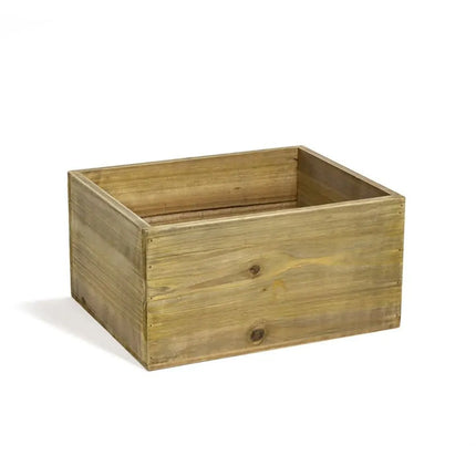 Khung Đựng Đá Chữ Nhật Front of the House BHO141NAW20 32.4 cm x 26.7 cm x 16.5 cm, Gỗ Rustic