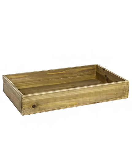 Khung Đựng Đá Chữ Nhật Front of the House BHO142NAW20 52.7 cm x 32.4 cm x 8.9 cm, Gỗ Rustic