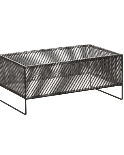Khung Đựng Đá Hình Chữ Nhật Cal-Mil 22907-12-115 - 52.7 cm x 33 cm x 24.1 cm, Khung Lưới Thép, Đen