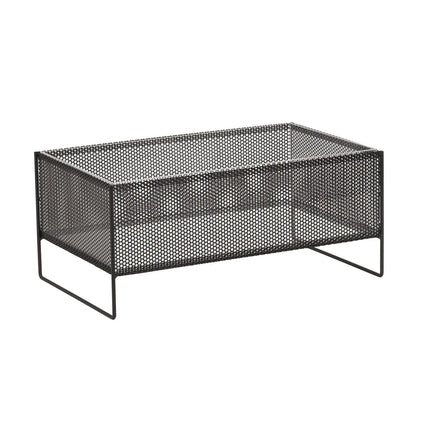Khung Đựng Đá Hình Chữ Nhật Cal-Mil 22907-12-115 - 52.7 cm x 33 cm x 24.1 cm, Khung Lưới Thép, Đen