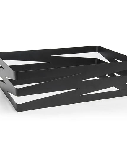 Khung Đựng Đá Hình Chữ Nhật Front of the House BHO087BKI20 - 50.8 cm x 30.5 cm x 15.2 cm, Inox, Bề Mặt Nhám Đen