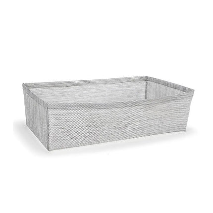 Khung Đựng Đá Hình Chữ Nhật Front of the House BHO126GYV21 - 50.8 cm x 30.5 cm x 14.6 cm, Nhựa Dệt, Xám Lưới