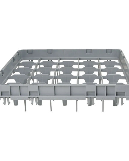 Khung Mở Rộng Giá Rửa Ly Cỡ Đầy Đủ Cambro 20E2151 20 Ngăn - Thả Nửa, Xám Nhạt