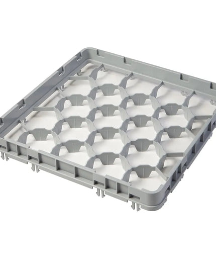 Khung Mở Rộng Giá Rửa Ly Cỡ Đầy Đủ Cambro 20GE2151 20 Ngăn - Thả Nửa, Xám Nhạt