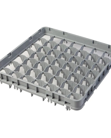 Khung Mở Rộng Giá Rửa Ly Cỡ Đầy Đủ Cambro 49E1151 49 Ngăn - Thả Toàn Phần, Xám Nhạt