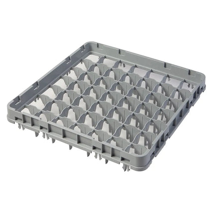 Khung Mở Rộng Giá Rửa Ly Cỡ Đầy Đủ Cambro 49E1151 49 Ngăn - Thả Toàn Phần, Xám Nhạt