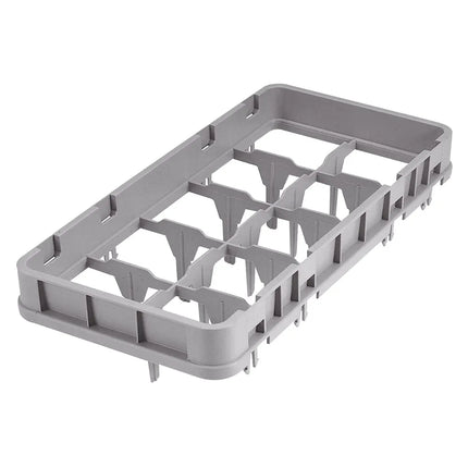 Khung Mở Rộng Giá Rửa Ly Cỡ Nửa Cambro 10HE1151 10 Ngăn - Thả Toàn Phần, Xám Nhạt