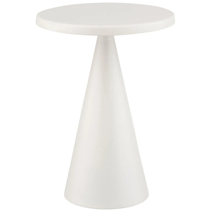 LED Table Lamp - GGM Gastro CONE - Rechargeable - Cordless - 3-step dimmable - Ø130mm - Whisper White - with Charging Dock