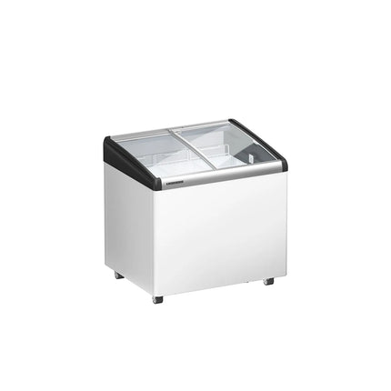 LIEBHERR commercial chest freezer - 143 litres - with sliding glass lid - white