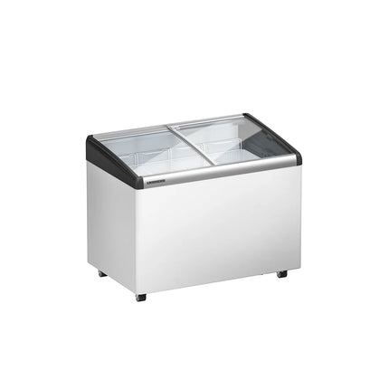 LIEBHERR commercial chest freezer - 196 litres - with sliding glass lid - white