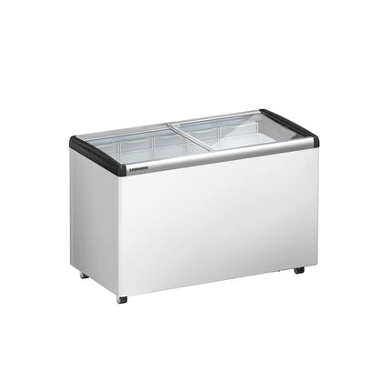 LIEBHERR commercial chest freezer - 280 litres - with sliding glass lid - white