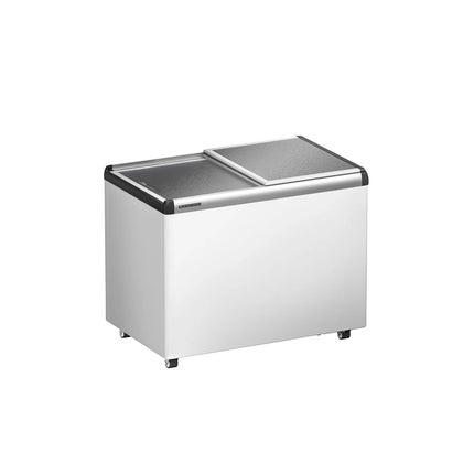 LIEBHERR commercial chilled storage chest - 252 litres - with aluminium lid - white