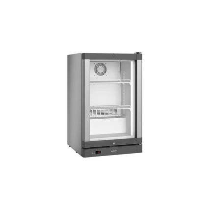 LIEBHERR | Commercial Undercounter Glass Door Freezer 93 L – Silver - -25 to -10 °C