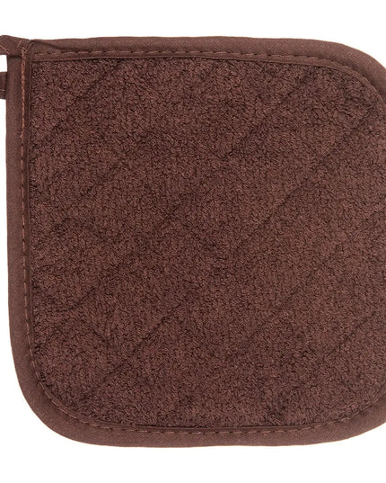Lót Nồi Terry Nâu San Jamar 802TPH Có Vòng Móc 20.3 x 20.3 cm