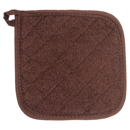 Lót Nồi Terry Nâu San Jamar 802TPH Có Vòng Móc 20.3 x 20.3 cm