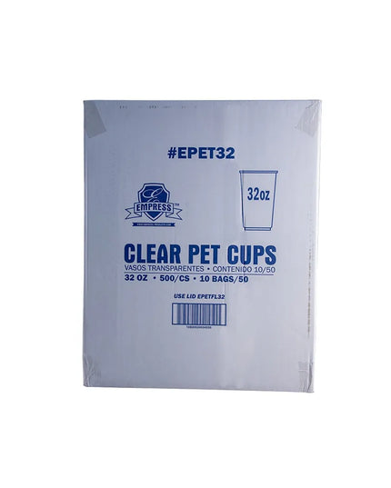 Ly Dùng Một Lần Empress EPET32 946 ml - PET, Trong Suốt
