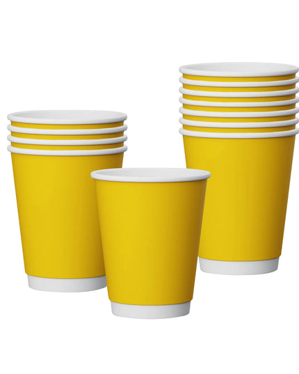Ly Giấy Dùng Một Lần Tossware TPC12DWHY500PK GO 355 ml - Vàng Bơ