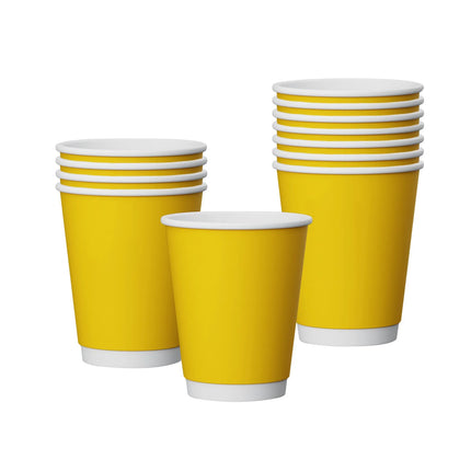 Ly Giấy Dùng Một Lần Tossware TPC12DWHY500PK GO 355 ml - Vàng Bơ