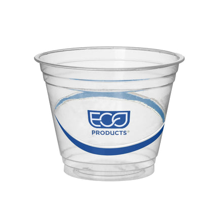 Ly Lạnh Dùng Một Lần Eco Products EP-CR9 BlueStripe™ 266 ml - PET, Trong Suốt